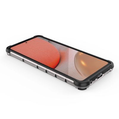 11. Honeycomb Handyhülle Schutzhülle mit TPU Rahmen für Samsung Galaxy A72 4G blau
