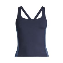 CASALL Damen-Tanktop mit formgebendem Block-BH, Marineblau