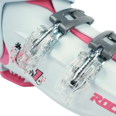 6. Roces Idea Free Skischuhe weiß und rosa 450492 020
