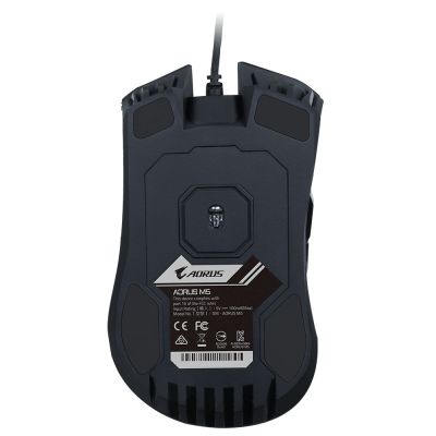 12. Gigabyte AORUS M5, Gaming-Maus, USB, optisch, bis zu 16000 DPI