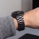 5. Tech-Protect Edelstahlarmband für Samsung Galaxy Watch 40/44/46 mm – Schwarz