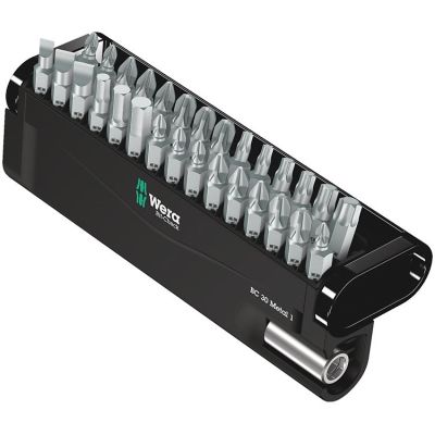 Wera BC 30 Metall-Schraubendreherbit 1, 30 Stück