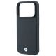 6. BMW Kevlar Metal Logo MagSafe Hülle für iPhone 18 Pro / 17 Pro – graphitfarben