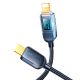 Joyroom A4 USB-C/ Lightning 20 W 1,2 m Kabel mit Display – Schwarz