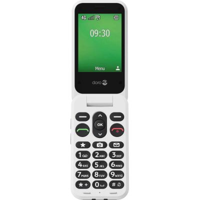2. Doro Leva E30 7,11 cm (2,8") 142,7 g Schwarz, Weiß Funktionsfähiges Handy