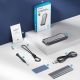 4. Orico OXS2C3-G2 M.2 NVMe/SATA SSD USB-C 3.2 Taktischer verstärkter Disk-Caddy - Grau
