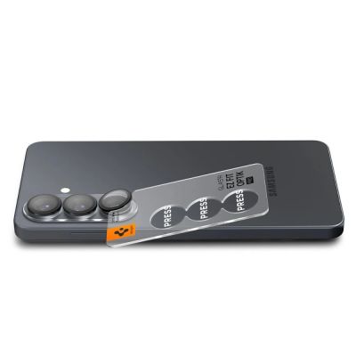 6. Spigen Glas.Tr Ez Fit Optik Pro HD Kameraschutzhülle (2er-Pack) für Samsung Galaxy S26+ – Schwarz