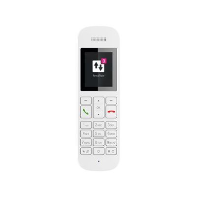 2. Sinus A12 Analog/DECT-Telefon, schnurloses Mobilteil, Weiß