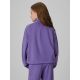 2. Lockerer Sport-Sweatshirt für Mädchen ohne Kapuze 4F 4FJRSS26TSWSF3057-51S