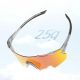 5. Rockbros SP338 ROAD TO SKY Radbrille mit Wechselgläsern – Grau