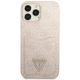 3. Guess 4G Triangle Logo Cardslot-Hülle für iPhone 13 Pro Max – Rosa