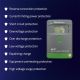 5. Qoltec MPPT-Solarladeregler mit Temperatursensor 10 A | 12 V / 24 V | LCD | 2 x USB | Bluetooth | App | GEL | LiFePO4