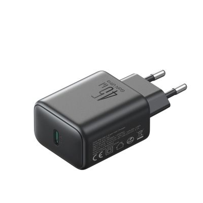 6. Joyroom JR-TCG13 45W GaN-Netzladegerät für Samsung Ultra – Schwarz