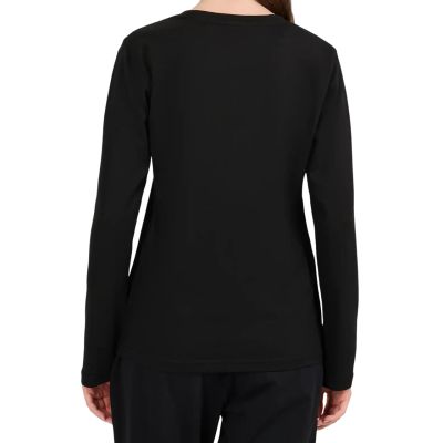 4. Damen-Langarmshirt 4F F639 Tiefschwarz 4FWMM00TLONF639 20S