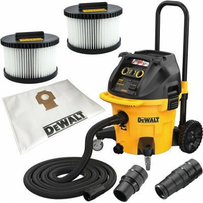2. DeWALT DWV905MKIT-QS 38L Zylindersauger Nass- und Trockensauger 1400W Staubbeutel