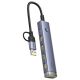 3. Baseus UltraJoy Series USB-A/USB-C Hub (4x USB-A 3.1, 1x USB-C 5V) – Grau