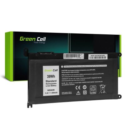 2. GREEN CELL AKKU DE150 WDX0R WDXOR FÜR DELL INSPIRON 13 5378 5379 14 5482 15 5568 5578 5579 7560 7570 17 5770 3400 mAh 11,4 V