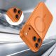 6. Tech-Protect Magpeak Magsafe CC Hülle für iPhone 17 Pro Max - Transparent Orange