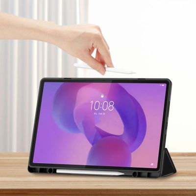 6. TechProtect SmartCase Stifthülle für Lenovo Idea Tab Plus 12.1 TB-361 – Schwarz