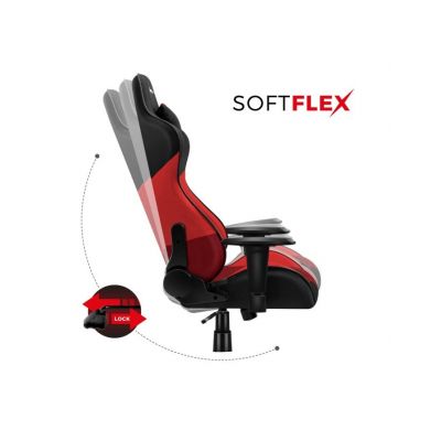 22. Huzaro Force 6.2 Gaming-Stuhl aus rotem Netzgewebe