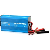 Ladegerät für LiFePO4-Akkus EUROPOWER CH-LFP/12/20 14,6 V 20 A Krokodilstecker