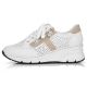23. Rieker W N6304-80 weiße Lederkeilschuhe