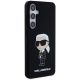 4. Karl Lagerfeld Silikon Ikonik Hülle für Samsung Galaxy S24+ - schwarz