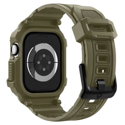 3. Spigen Rugged Armor Pro Armband für Apple Watch 46 mm – Grün