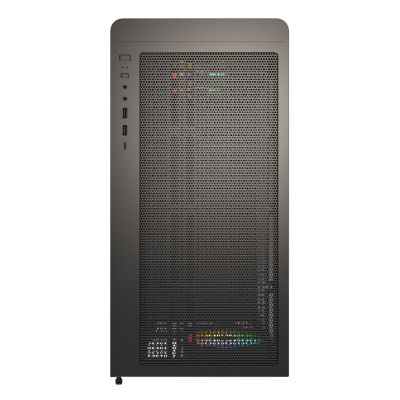 6. Montech XR PC-Gehäuse aus Holz, Midi-Tower, ATX, ARGB, gehärtetes Glas