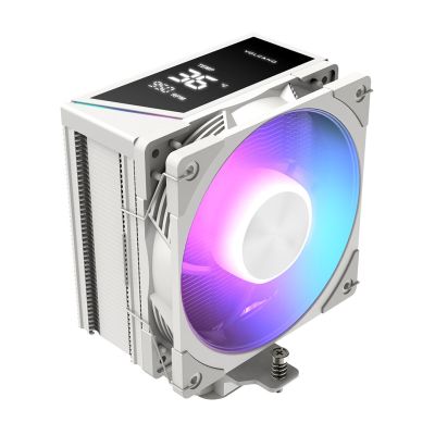 4. MODECOM CPU-KÜHLER VOLCANO 0C T202 LCD ARGB WEISS