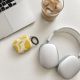 8. Lamano Tech-Protect Hülle für AirPods Pro 3 – Gelb und Weiß