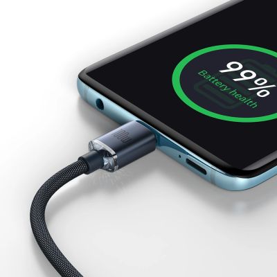 11. Baseus CAJY000601 USB-C – USB-C PD-Kabel 100 W 5 A 480 Mbit/s 1,2 m – Schwarz