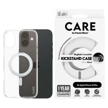 CARE by PanzerGlass Feature Kickstand Case iPhone 16 Plus 6,7" Silber/Silber MagSafe 1327
