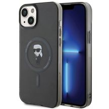 Karl Lagerfeld IML Ikonik MagSafe Hülle für iPhone 15 Plus – Schwarz