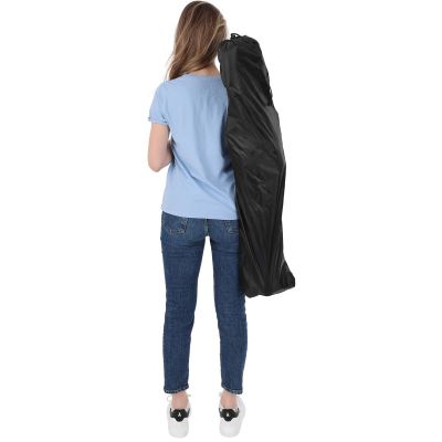 3. Klappbarer Campingstuhl 46 x 46 x 90 cm, schwarz