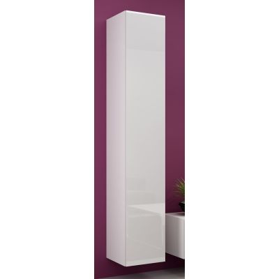 17. VIGO Vollvitrine „180“ 180/40/30 Weiß/Weiß-Kombination