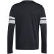 12. adidas Squadra 25 Langarmtrikot für Kinder Schwarz-Weiß JJ0047