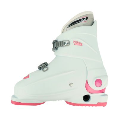 4. Roces Idea Up Junior Skischuhe Weiß und Rosa 450491 00020