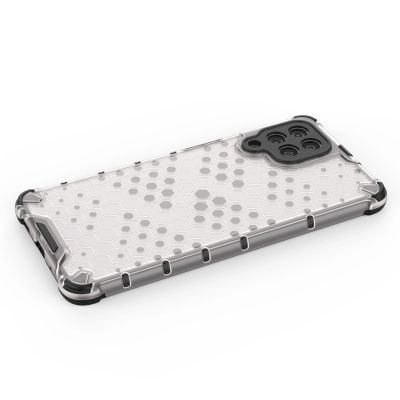 13. Gepanzerte Wabenhülle mit Gelrahmen für Samsung Galaxy M53 5G schwarz
