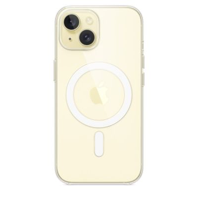 3. Apple - Rückseite für Mobiltelefone - MagSafe-kompatibel - Polycarbonat - Transparent - für iPhone 15 (MXRK3ZM/A)