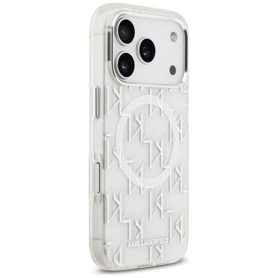 4. Karl Lagerfeld IML KL Monogram MagSafe Case für iPhone 17 Pro - Weiß