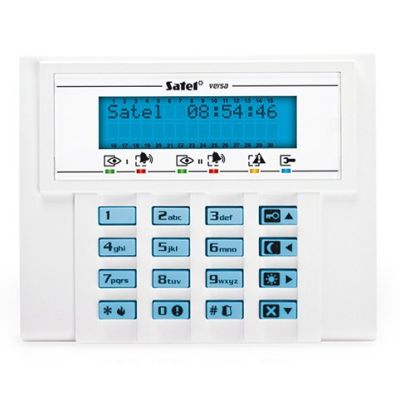 Satel VERSA-LCD-BL Zutrittskontrollsystem Weiß