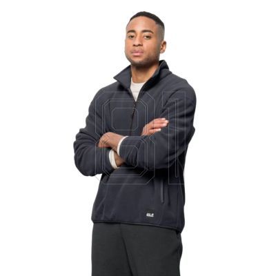 3. Jack Wolfskin Osloer Fleece HZ M Sweatshirt 1710611-6350