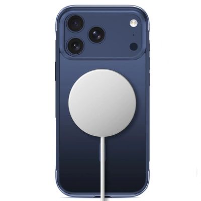 5. Tech-Protect MagAir Stand MagSafe CC Hülle für iPhone 18 Pro Max / 17 Pro Max – Mattes Marineblau