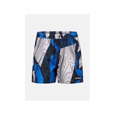PEAK PERFORMANCE M Badeshorts mit Grafikmuster, Blau