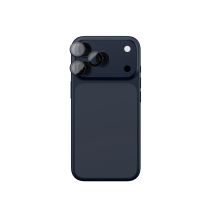 AmazingThing Saphir-Kameraglas für iPhone 17 Pro / Pro Max – mit blauem Rahmen