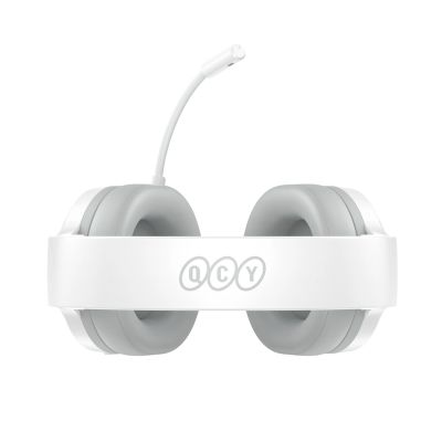 5. QCY Heroad V200 Tri-Mode Gaming-Kopfhörer mit 7.1-Sound, 240 Stunden Akkulaufzeit und abnehmbarem Mikrofon – Weiß