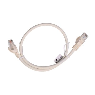 7. Patchkabel U/UTP Lanberg PCU6-10CC-0050-W (RJ45 - RJ45; 0,50 m; UTP; Kat. 6; weiß)