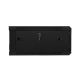 4. Lanberg WF01-6604-10B einteiliger Schrank (4 HE; 280 mm / 600 mm / 600 mm; Wandmontage; Glas; 19 Zoll; schwarz)