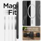 6. Spigen Rugged Armor Mag-Hülle mit MagSafe für iPhone 14 – Mattschwarz